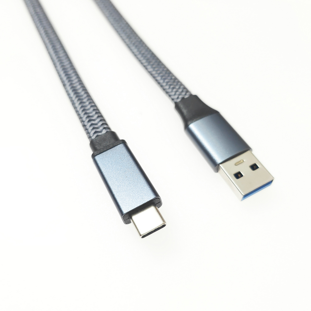 扁平USB3.0 A公轉(zhuǎn)TYPE C公線(xiàn)